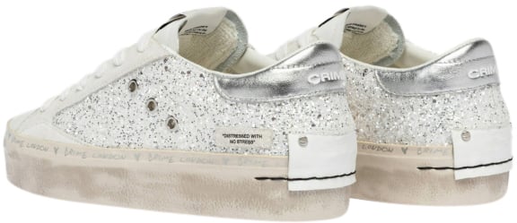 Crime London Sneakers White Wit