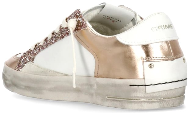 Crime London Sneakers White Wit