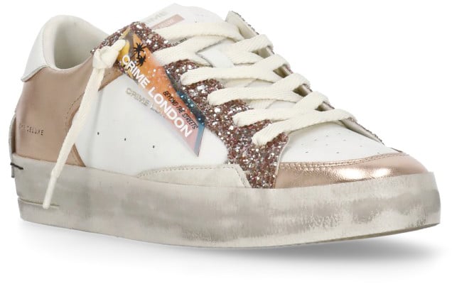 Crime London Sneakers White Wit