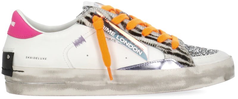 Crime London Sneakers White Wit