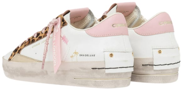 Crime London Sneakers White Wit