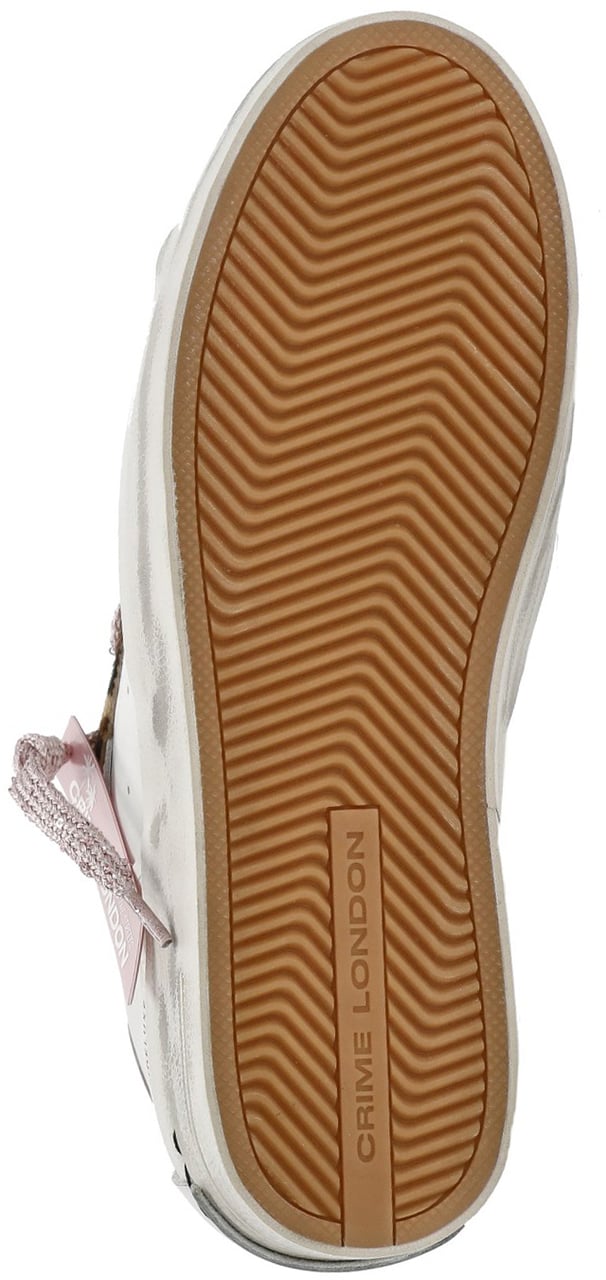 Crime London Sneakers White Wit
