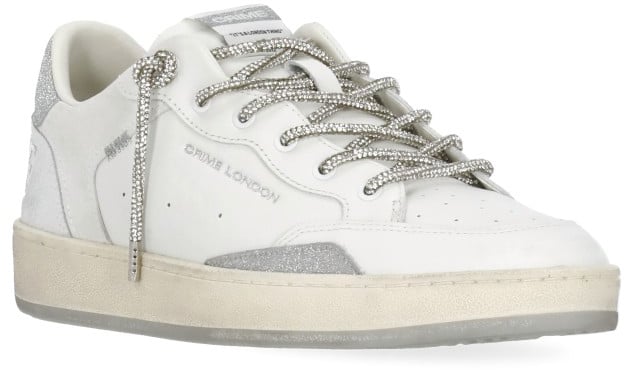 Crime London Sneakers White Wit
