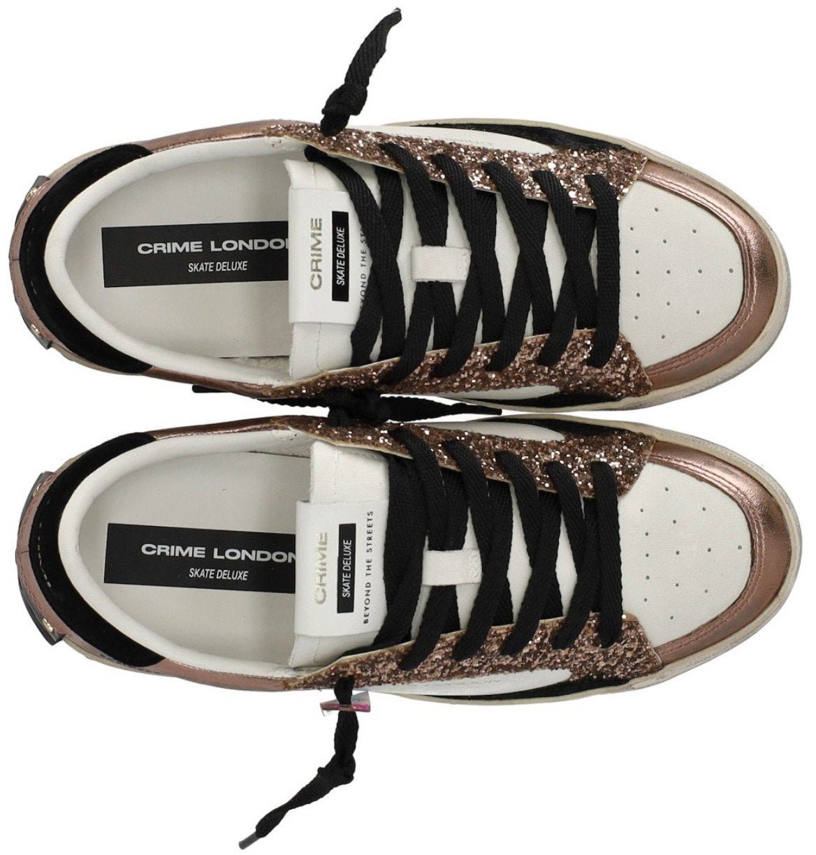 Crime London SNEAKER BRONZO/BIANCO CRIME LONDON Bruin