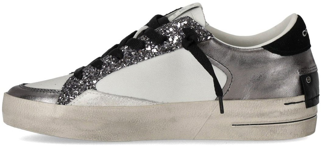 Crime London CRIME LONDON SK8 DELUXE GUNMETAL SNEAKER Grijs