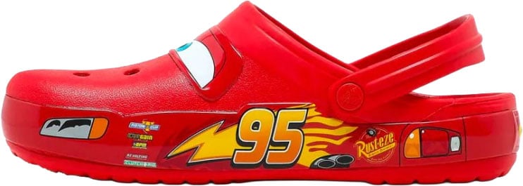 Crocs Classic Clog Cars Lightning McQueen Rood
