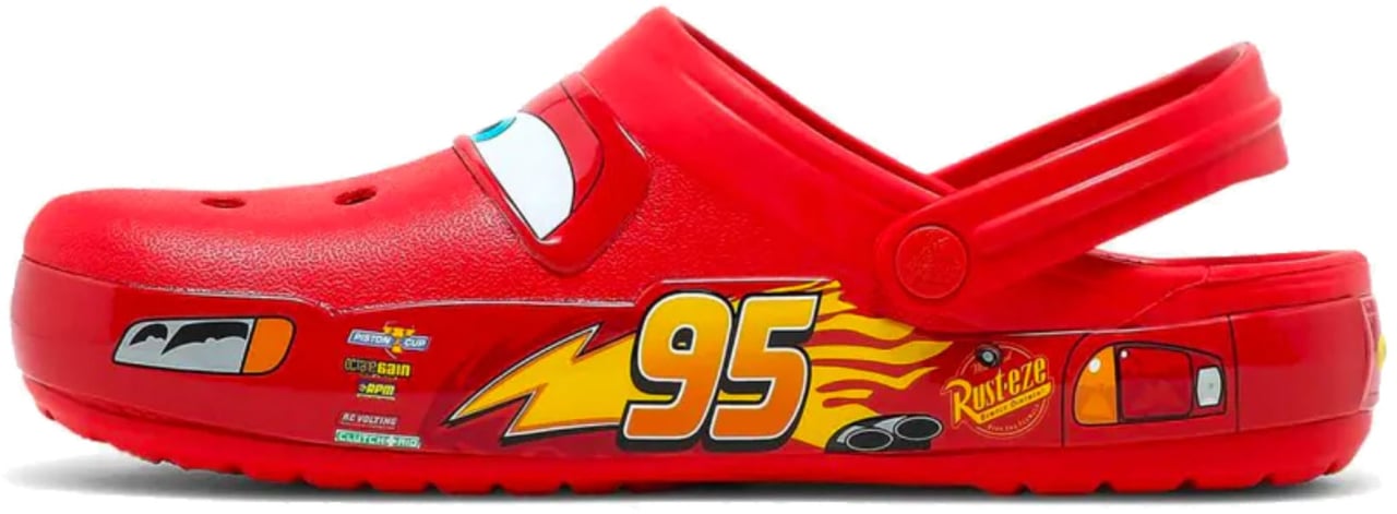 Crocs Crocs Classic Clog Lightning McQueen Enfants et Bébés Rood