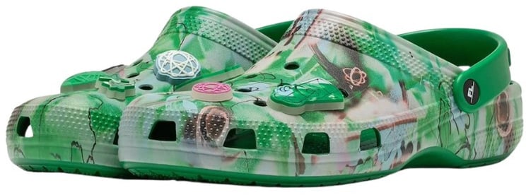 Crocs Crocs Classic Clog Futura Laboratories Green Ivy Groen