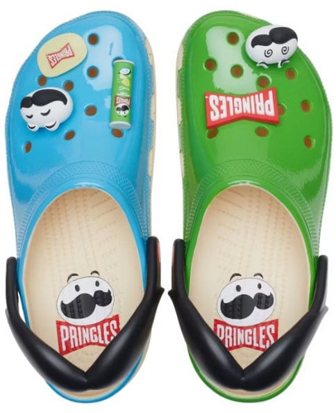 Crocs Crocs Classic Clog Pringles Blue Green Groen