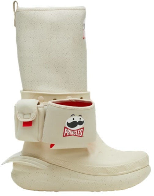 Crocs Crocs Classic Crush Boot Pringles Beige