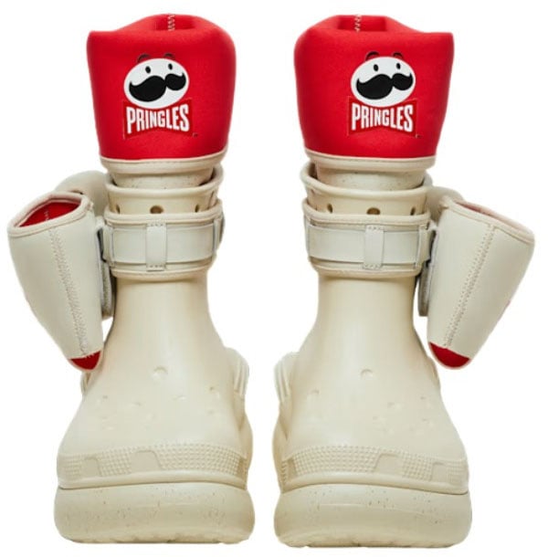 Crocs Crocs Classic Crush Boot Pringles Beige