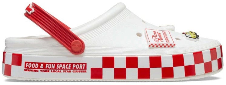 Crocs Crocs Off Court Clog Toy Story Pizza Planet Wit