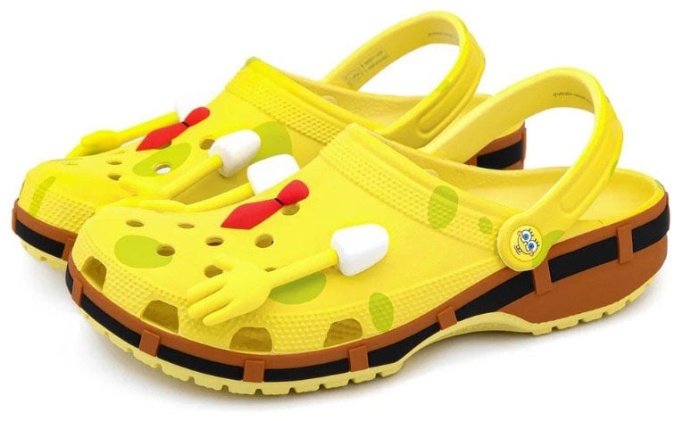 Crocs Crocs Classic Clog SpongeBob SquarePants Geel