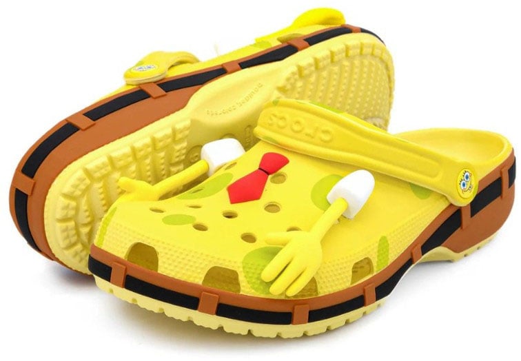 Crocs Crocs Classic Clog SpongeBob SquarePants Geel
