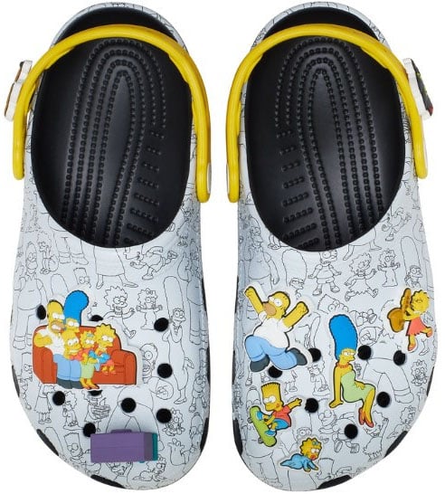 Crocs Crocs Classic Clog The Simpsons Intro Sequence Wit