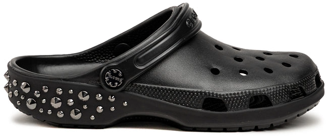 Crocs CLASSIC STUDDED CLOG BLK Zwart