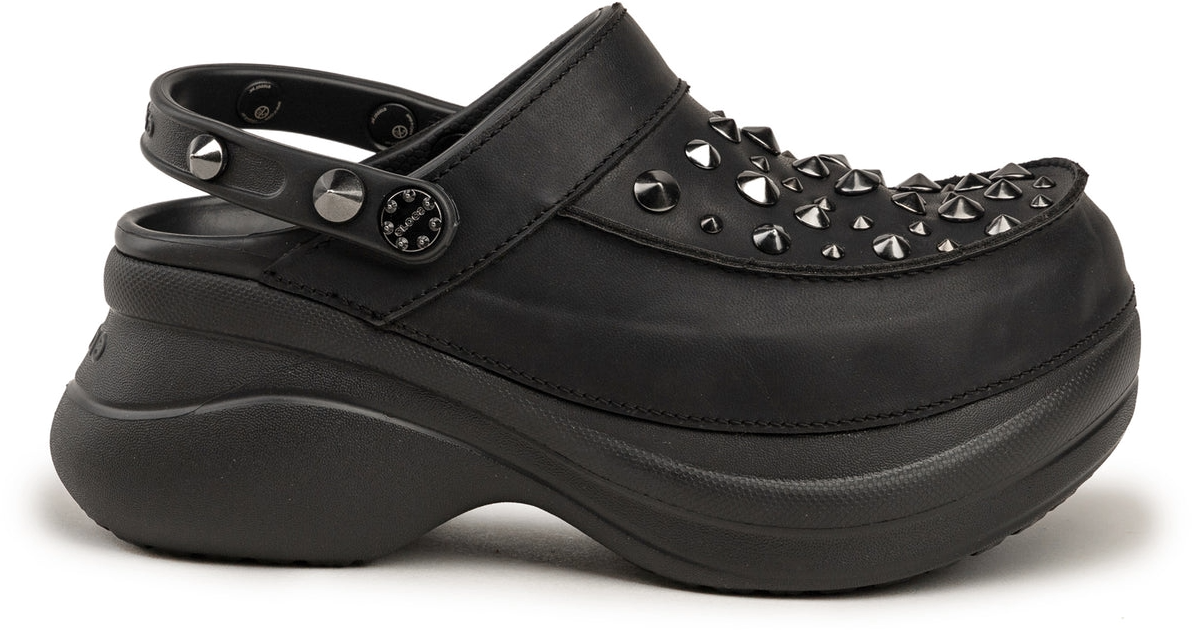 Crocs BAE STUDDED CLOG BLACK Zwart