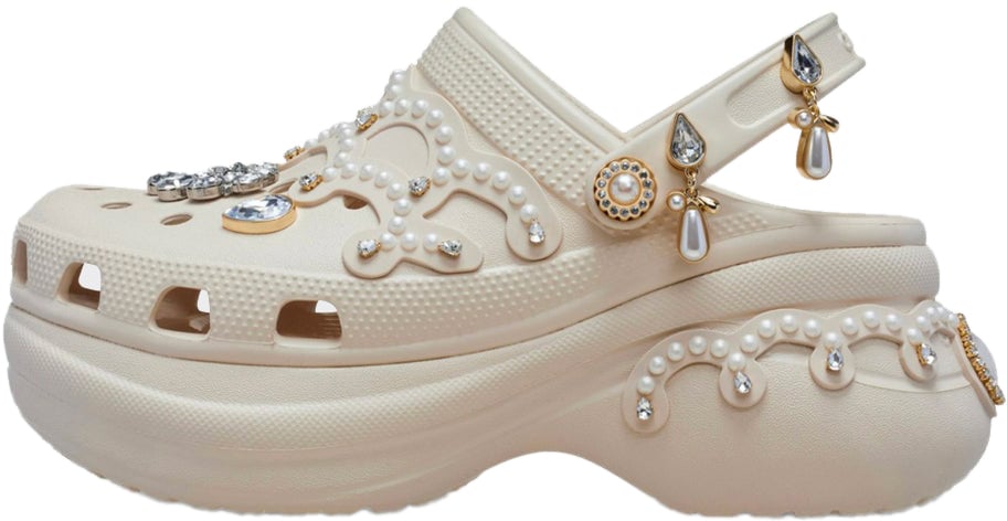 Crocs Clog Bae Pinnacle Embellished Frappe' Divers