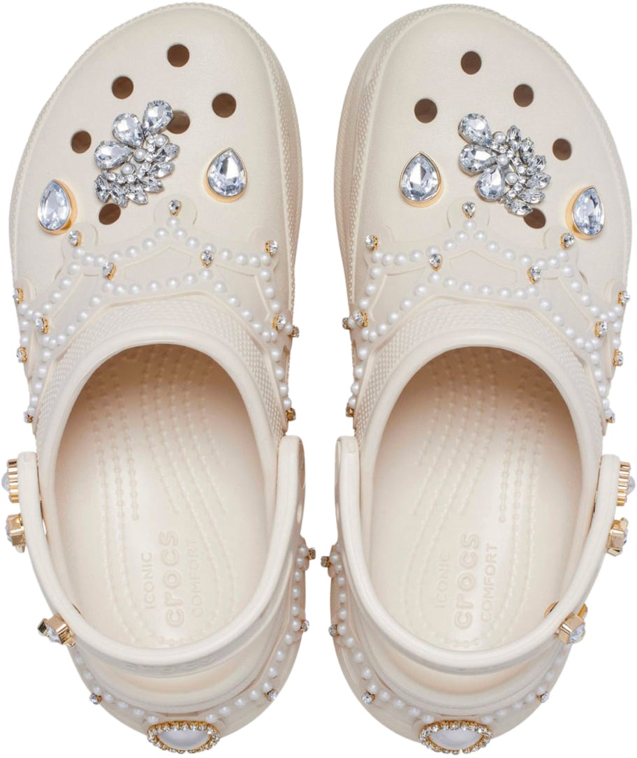 Crocs Clog Bae Pinnacle Embellished Frappe' Divers