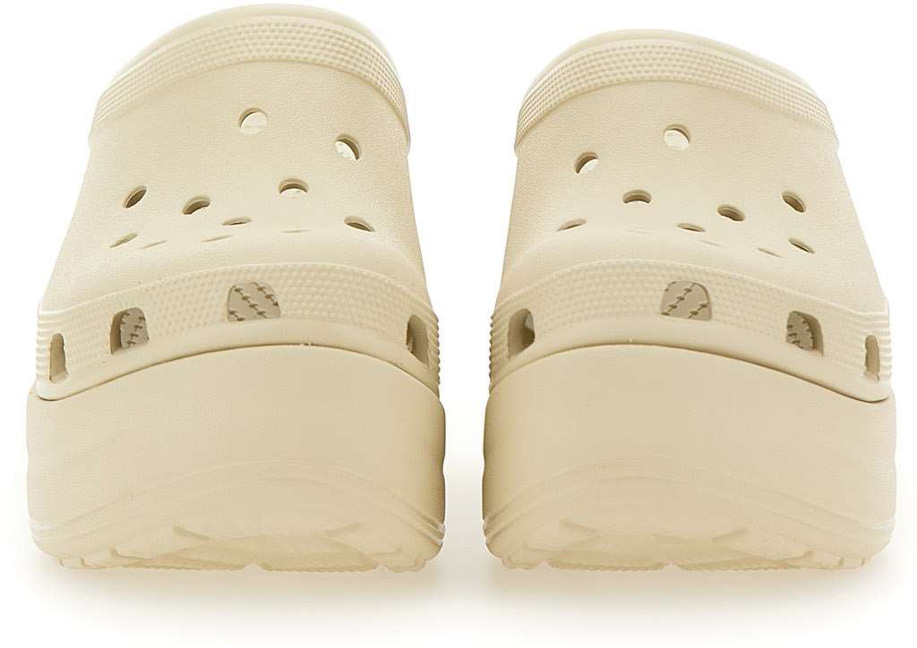 Crocs With Heel Beige Beige