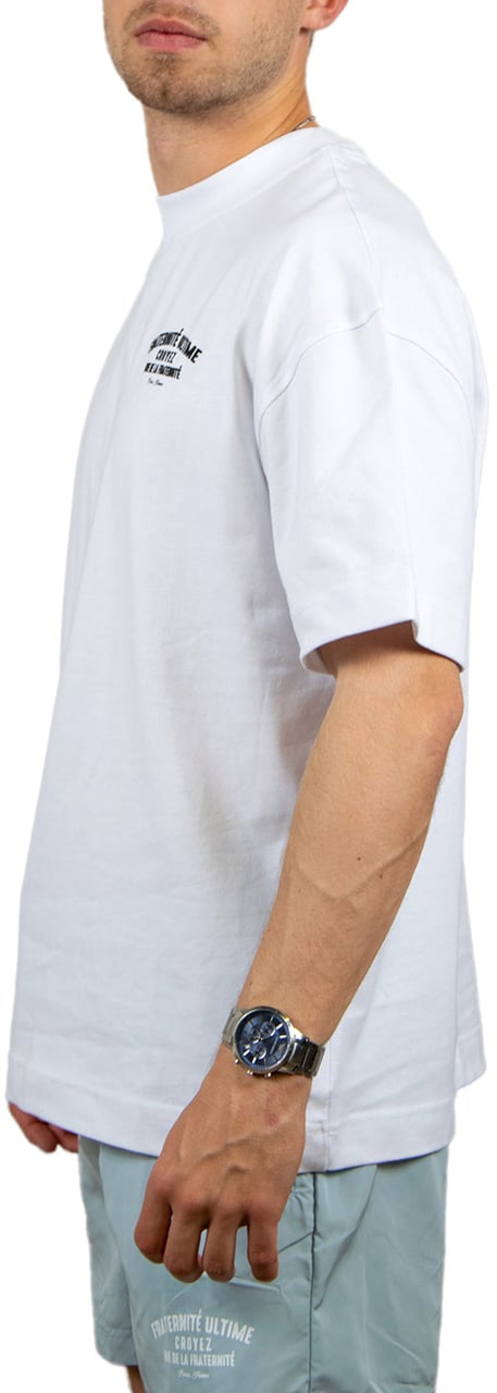Croyez Oversized Fraternite T-Shirt Wit