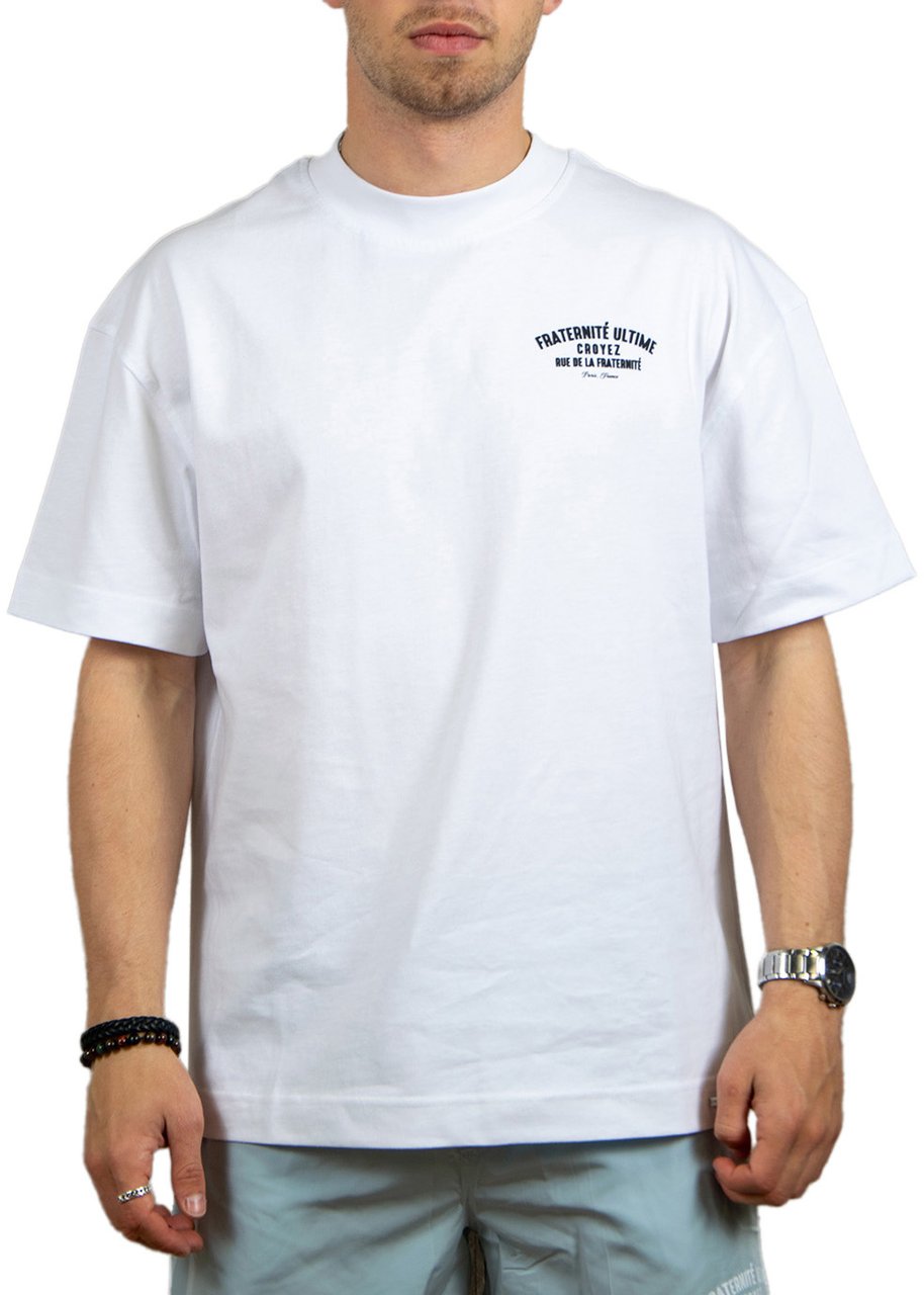 Croyez Oversized Fraternite T-Shirt Wit