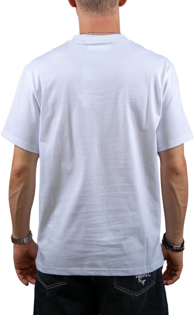 Croyez Felt Heart T-Shirt Wit