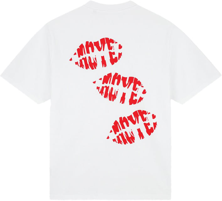 Croyez Lips T-Shirt Wit