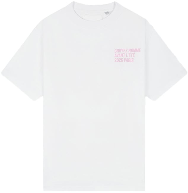 Croyez Croyez Classique T-Shirt Wit