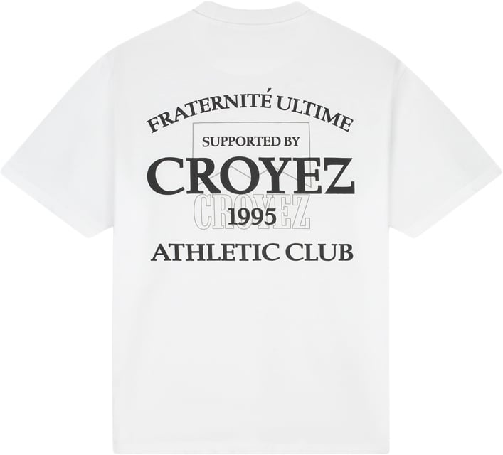 Croyez Croyez Overlay Fraternite T-Shirt Wit