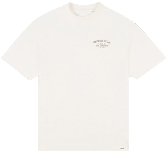 Croyez Oversized Fraternite T-Shirt Beige