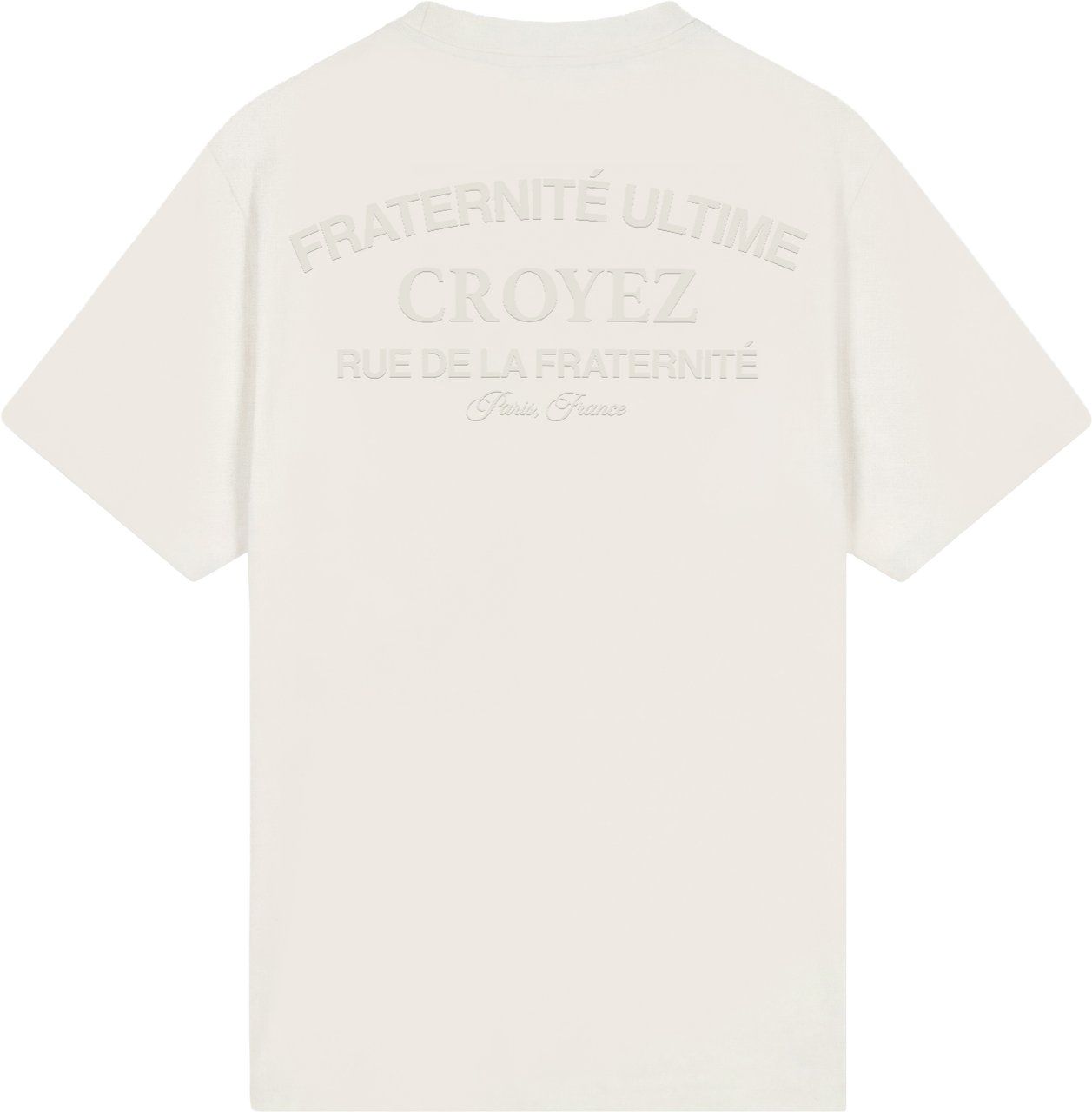 Croyez Croyez Original Fraternite T-Shirt Wit
