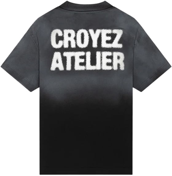 Croyez Croyez Sprayed Atelier T-Shirt Zwart
