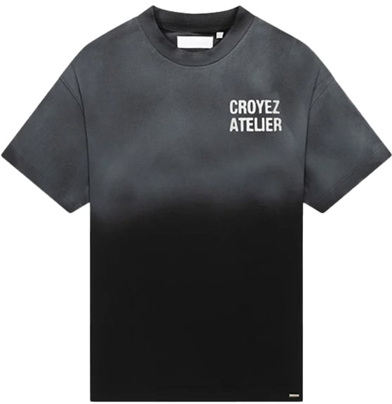 Croyez Croyez Sprayed Atelier T-Shirt Zwart