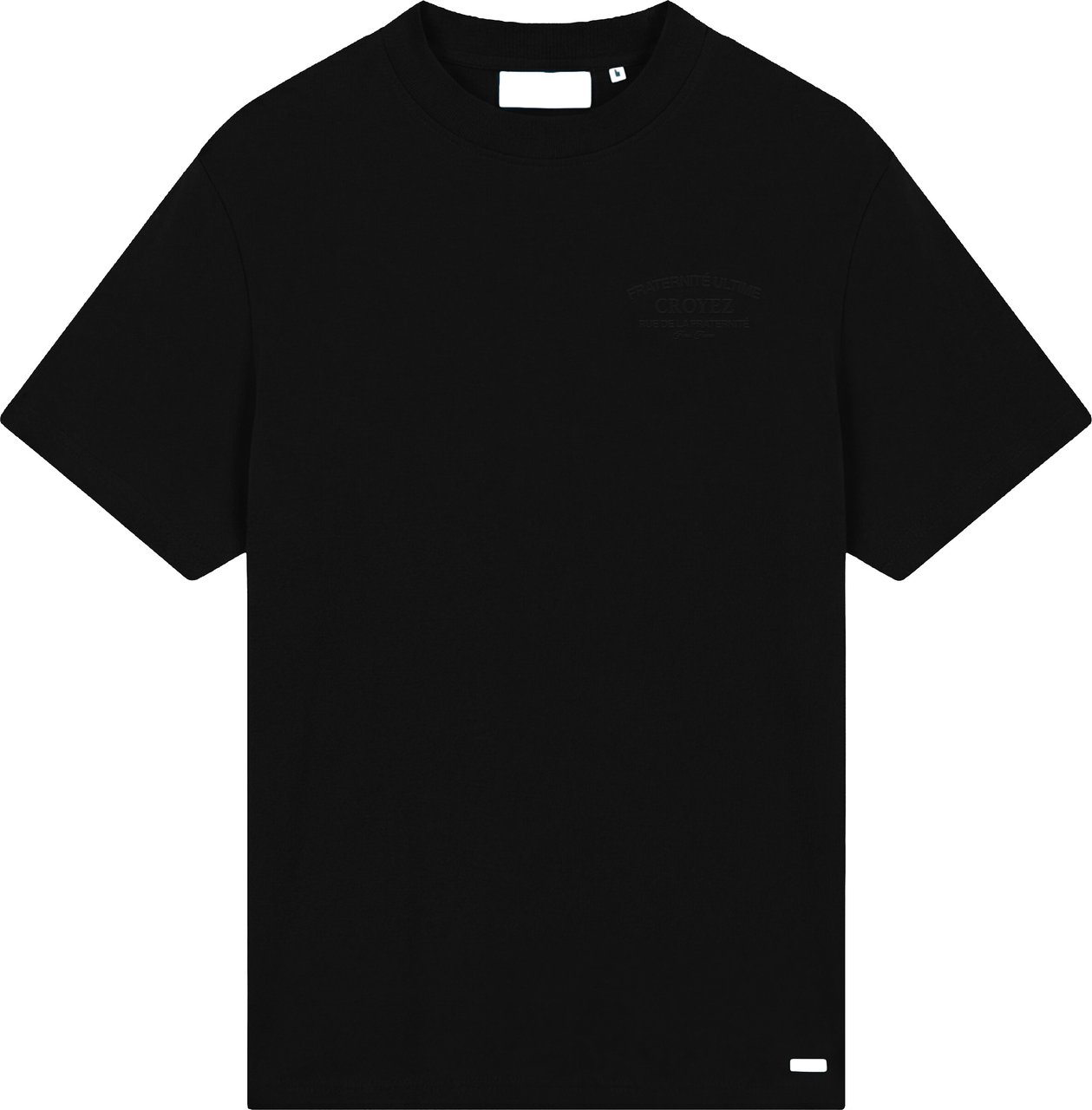 Croyez Croyez Original Fraternite T-Shirt Zwart