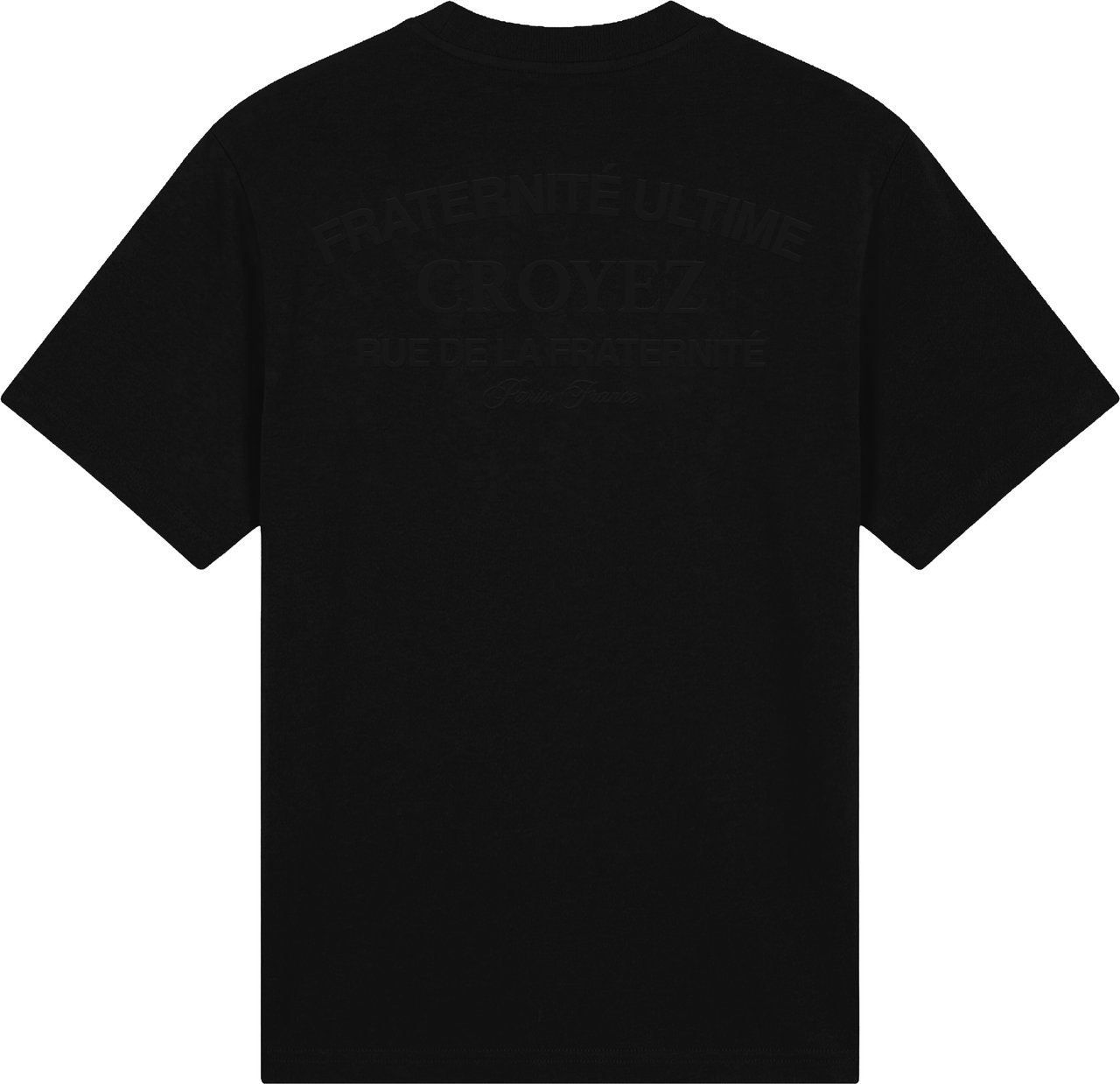 Croyez Croyez Original Fraternite T-Shirt Zwart