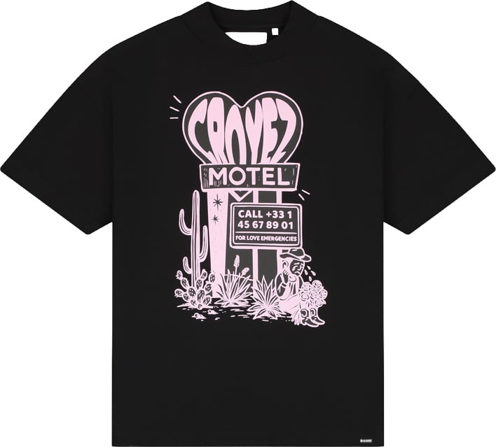 Croyez Motel T-Shirt Zwart