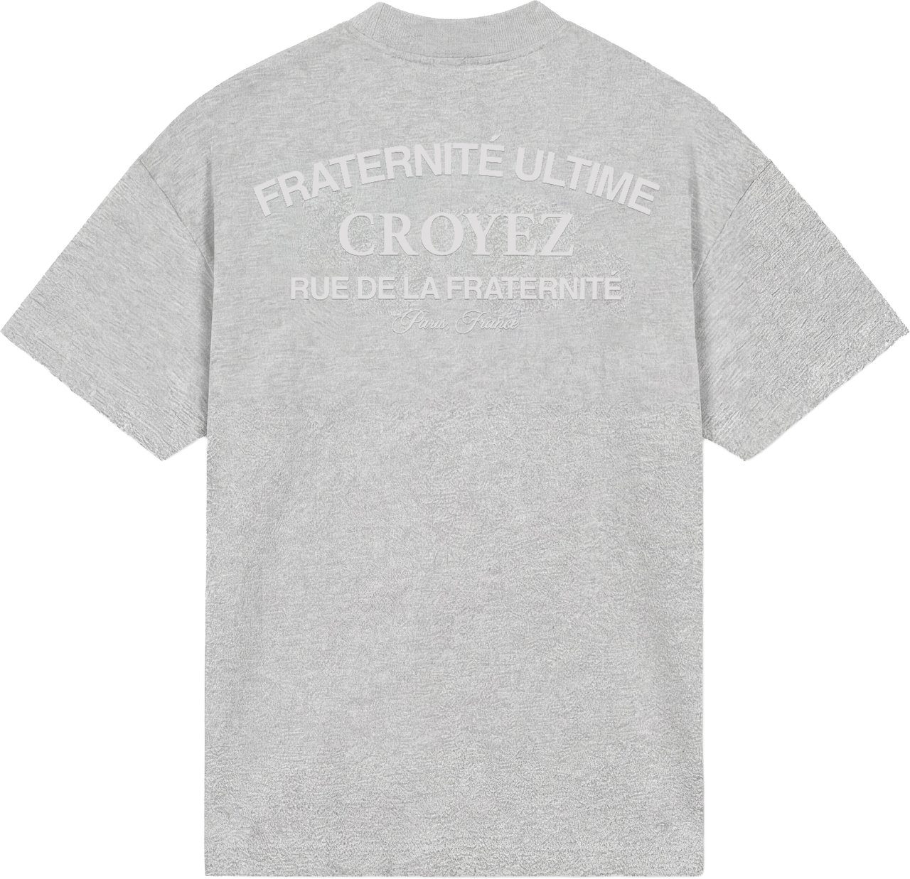 Croyez Croyez Original Fraternite T-Shirt Grijs
