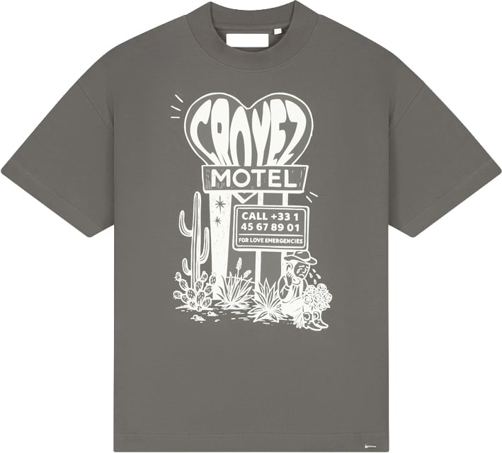 Croyez Motel T-Shirt Bruin