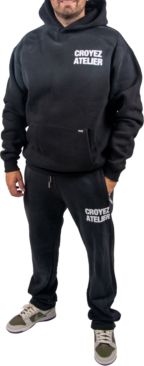 Croyez Croyez Sprayed Atelier Hoodie Zwart