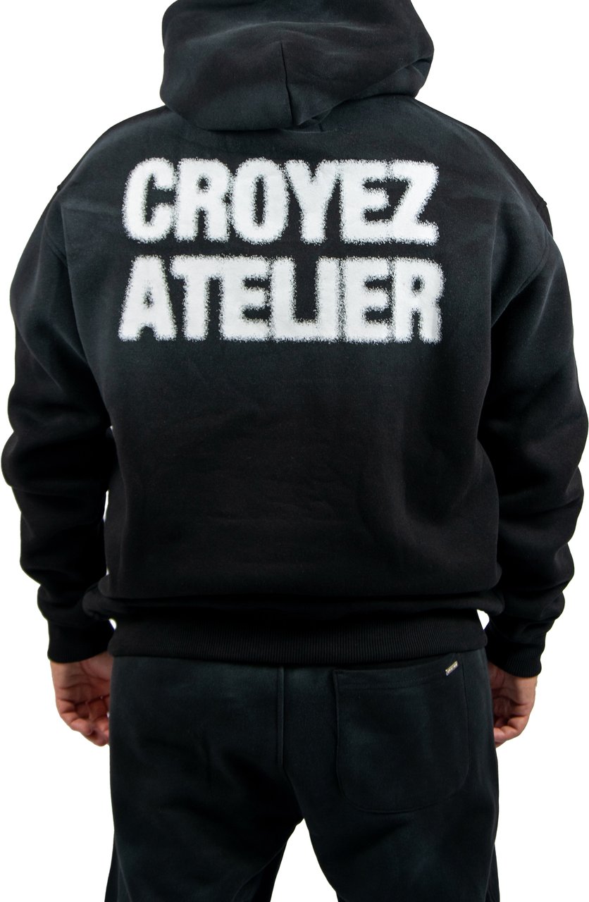 Croyez Croyez Sprayed Atelier Hoodie Zwart