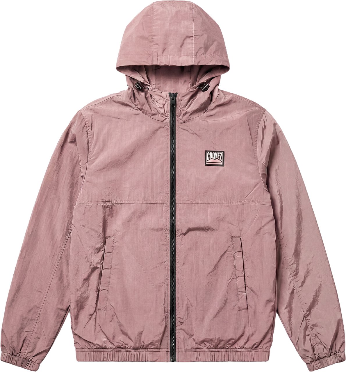 Croyez Croyez Crinkle Patch Jacket Roze