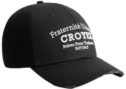 Croyez Fraternite Cap Zwart