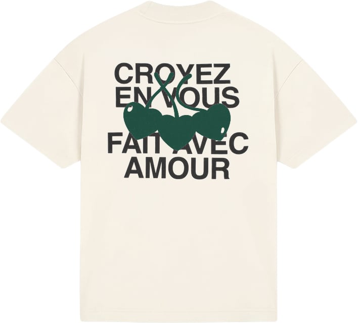 Croyez Amour T-Shirt Wit