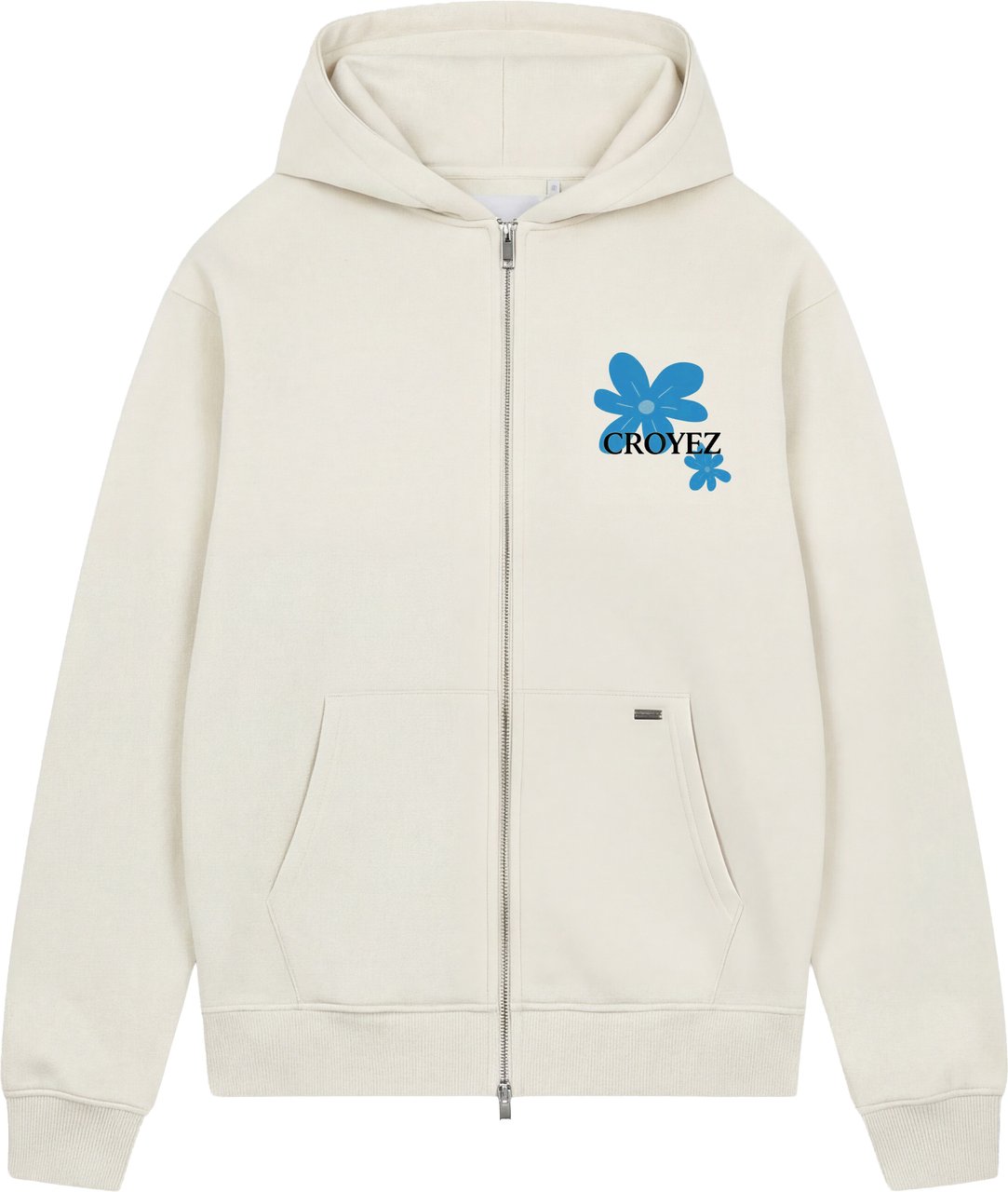 Croyez Botanique Zip Hoodie Wit