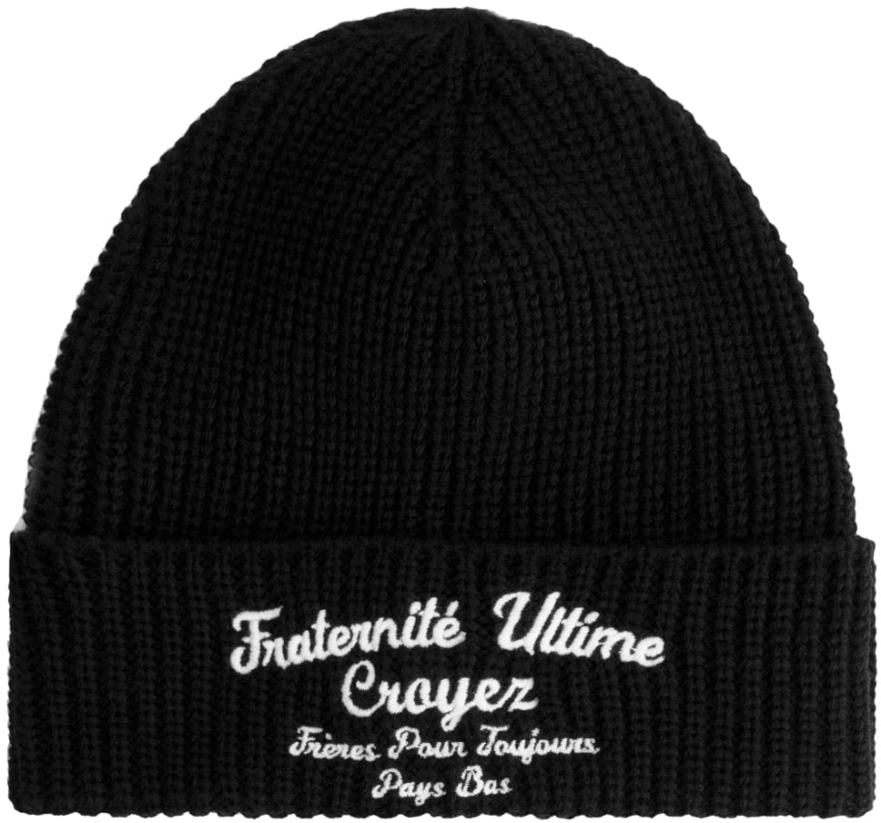 Croyez Croyez Fraternité Beanie Zwart