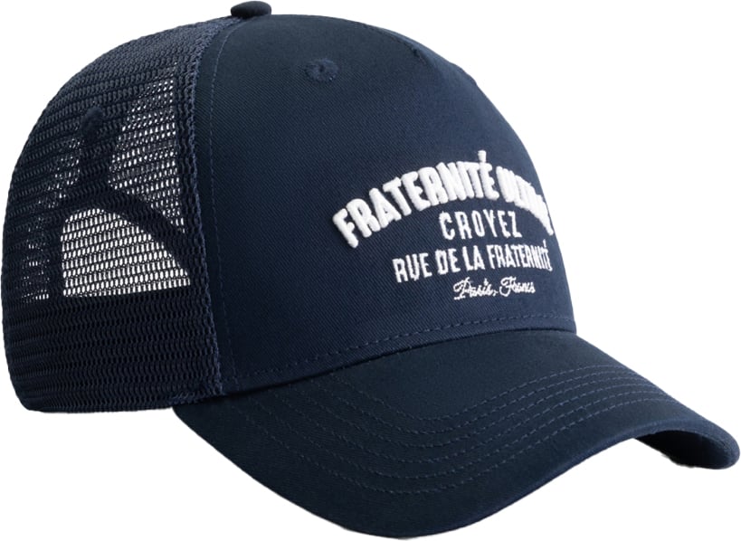 Croyez Croyez Fraternité Trucker Cap Blauw