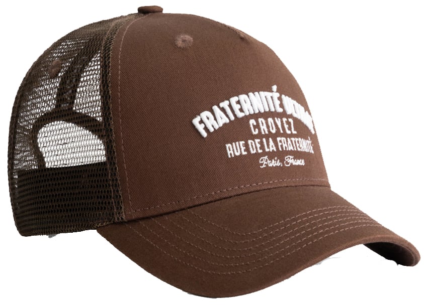 Croyez Croyez Fraternité Trucker Cap Bruin
