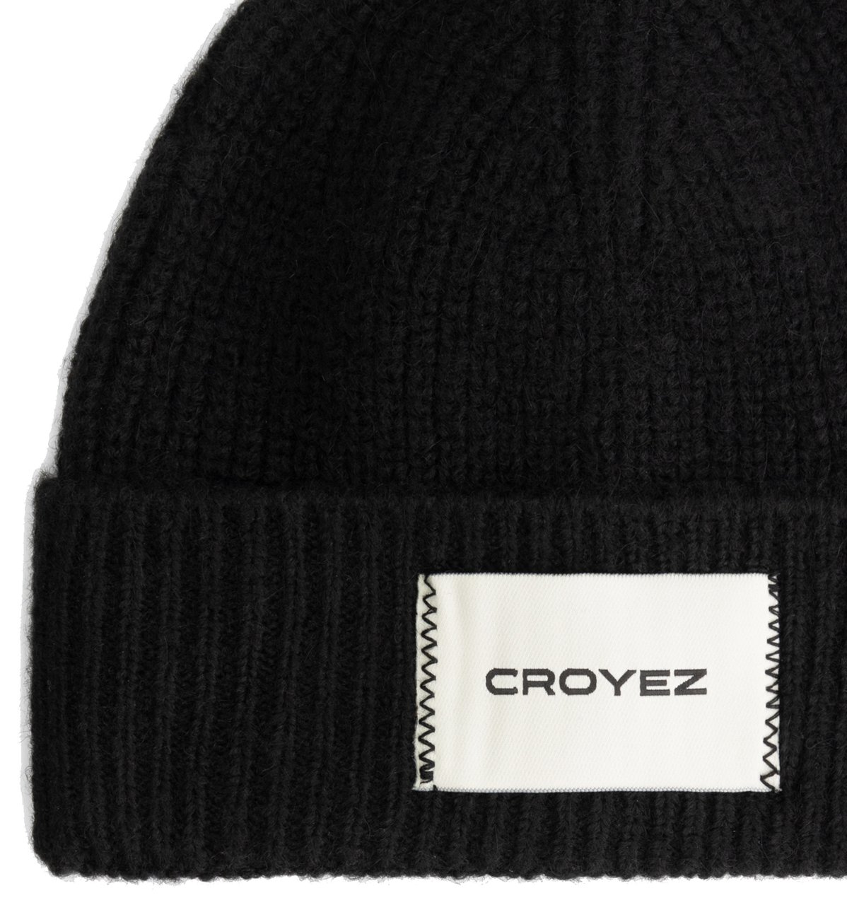 Croyez Croyez Label Beanie Zwart