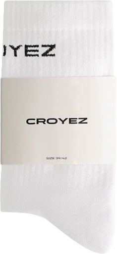 Croyez Croyez Logo Socks 2-Pack Wit